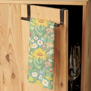 Country Meadow Tea Towel