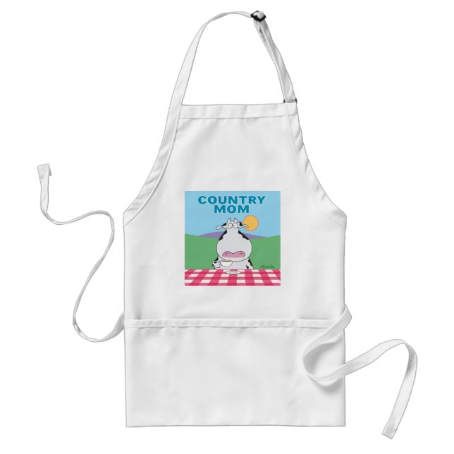 COUNTRY MOM apron (Front)