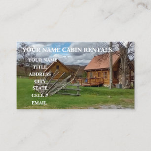Country Mountain Cabin Business Card