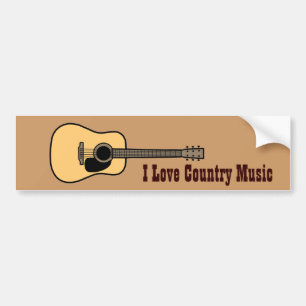 Country Music Bumper Sticker