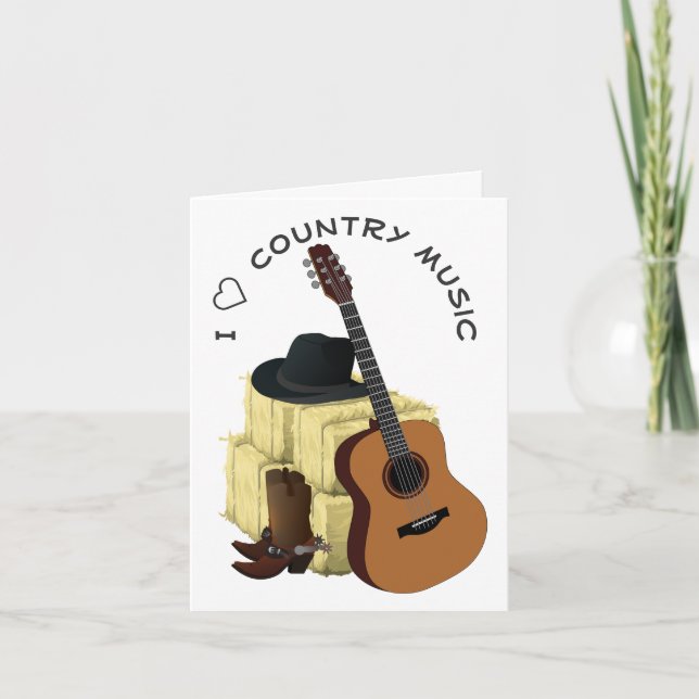 Country Music Card (Front)
