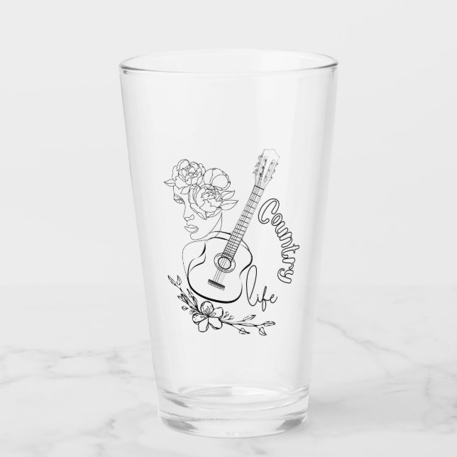 Country Music Glass (Front)