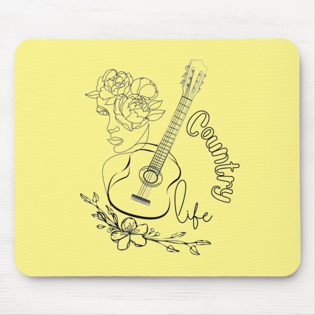 Country Music Mouse Pad (Front)