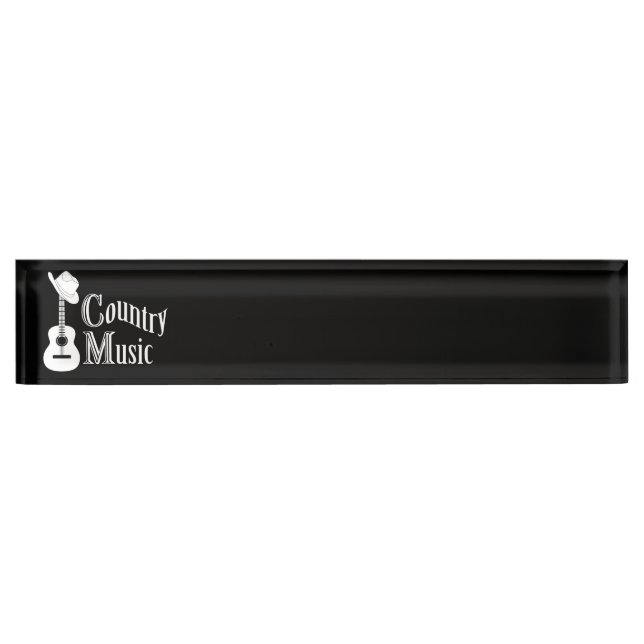 Country music nameplate (Front)