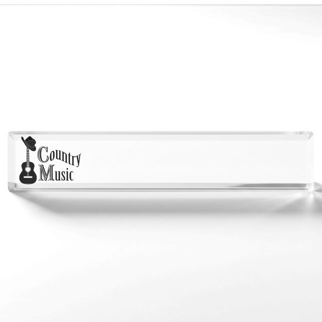 Country music nameplate (Front)
