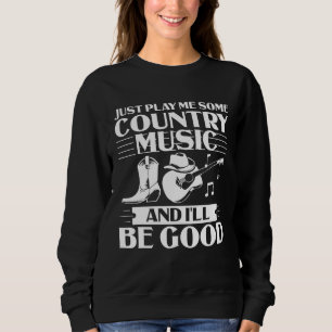 Country Music Outfit Country Song Teacher Country  Sweatshirt