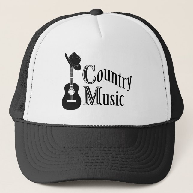 Country music trucker hat (Front)