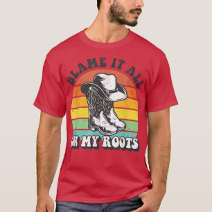 Country Music Tshirts For Women Blame It On My Roo