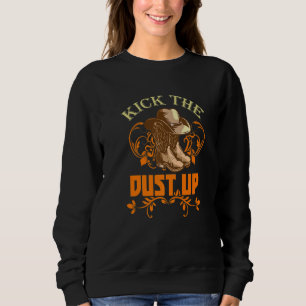 Country Music Whirl The Dust On The West Wild West Sweatshirt