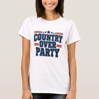 Country Over Party Political T-Shirt