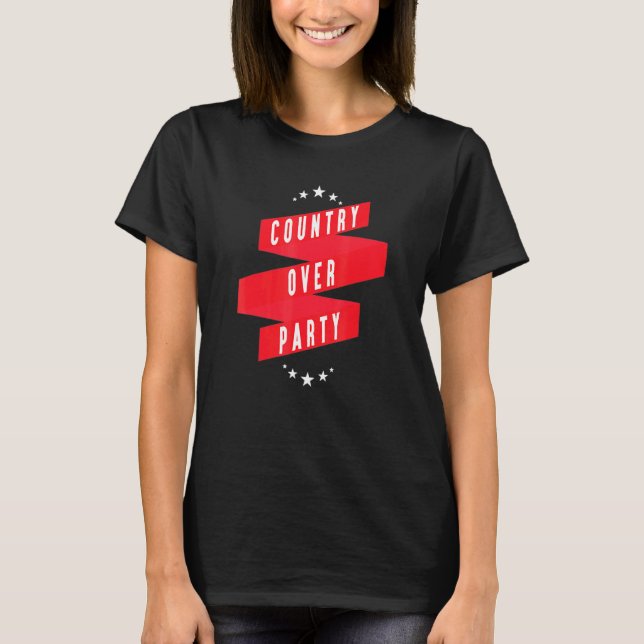Country Over Party T-Shirt (Front)
