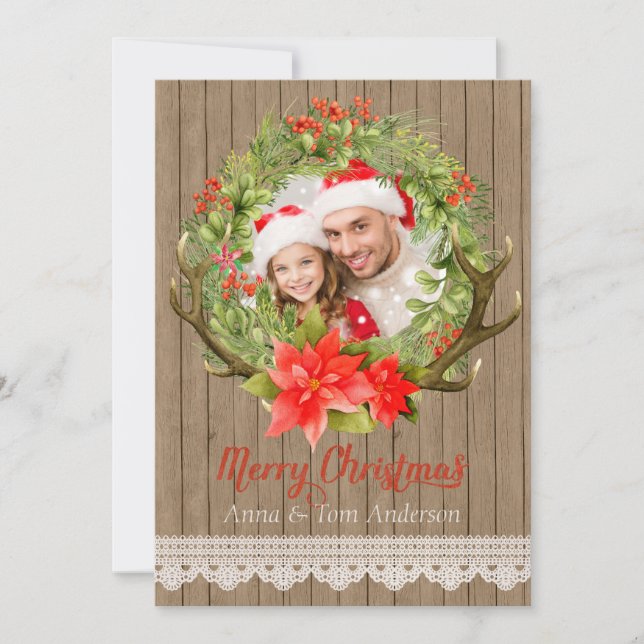 Country Photo Christmas Card (Front)