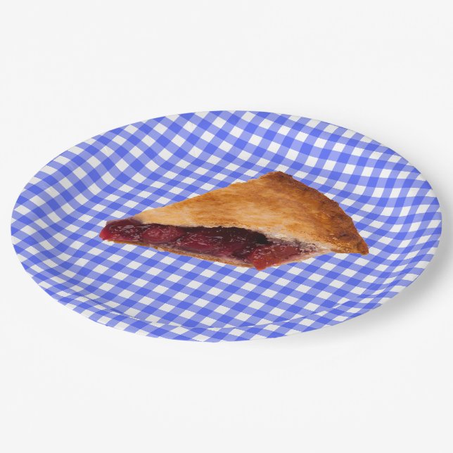 Country pie paper plate (Angled)