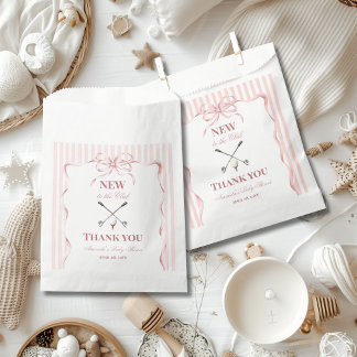 Country Pink Girl New to the Club Golf Baby Shower Favour Bags