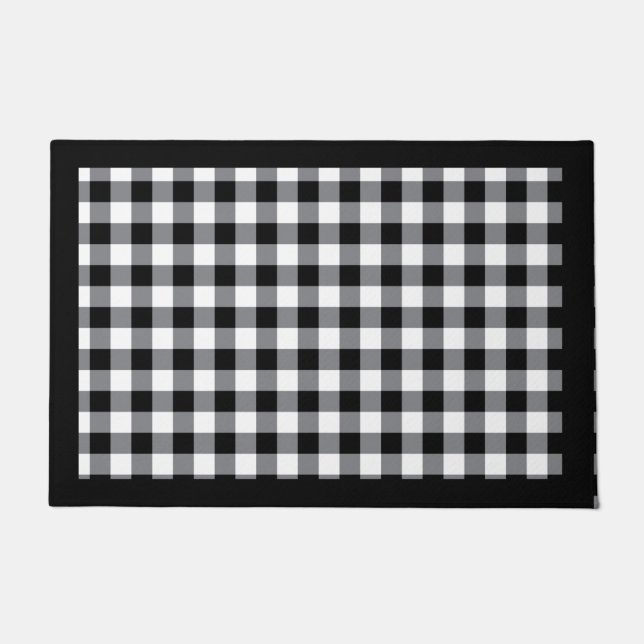 Country Plaid Doormat (Front)