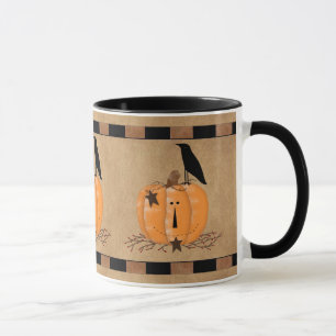 Country Primitive Pumpkin Mug