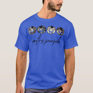 Country Pumpkin Western Funny Spooky Funny Hallowe T-Shirt