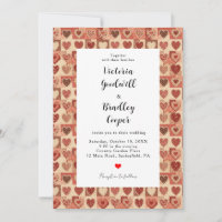 Country Quilt Patchwork Cute Custom Photo Wedding