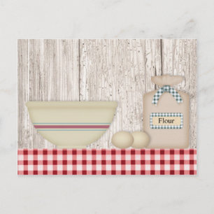 Country Recipe Card