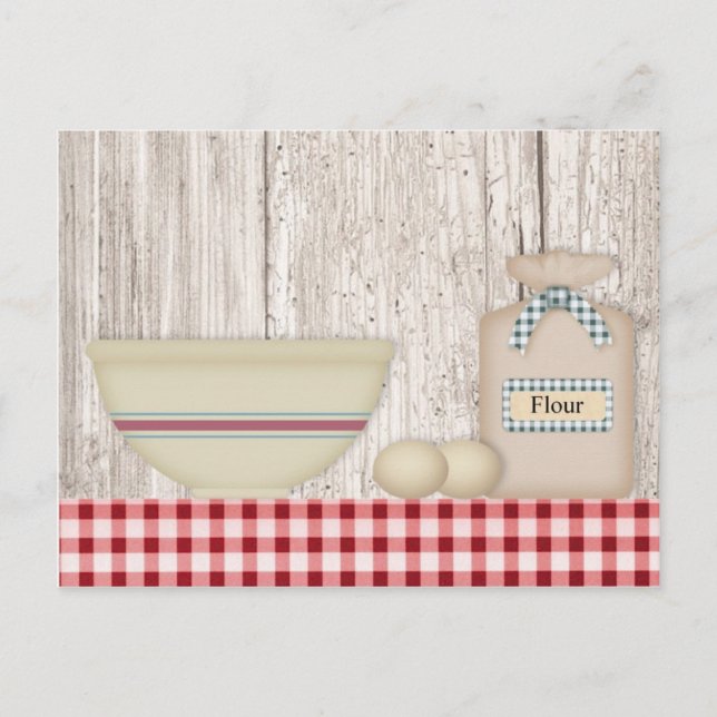 Country Recipe Card (Front)