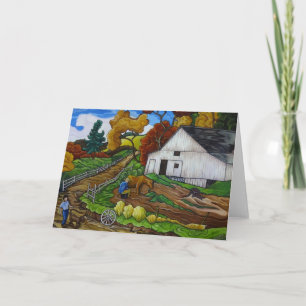Country Road Greeting Card
