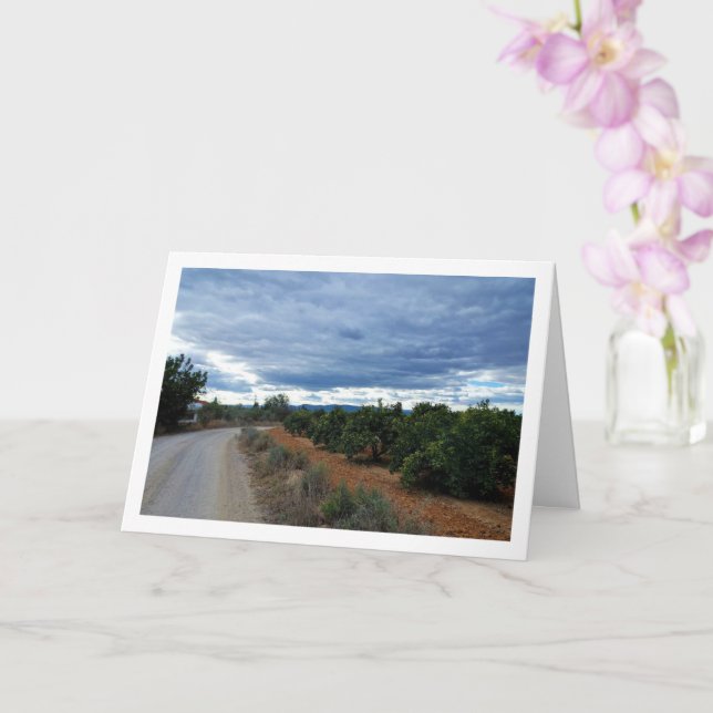 Country Road Landscape Card (Orchid)