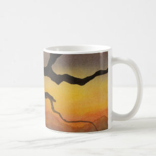 Country Road Mug rural sunrise sunset bare tree