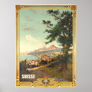 Country Road Near Lac Leman, Suisse Poster