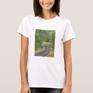 Country road through trees, Oregon T-Shirt