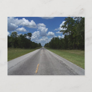 Country Road To Nowhere Postcard