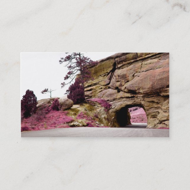 country road tunnel business card (Front)
