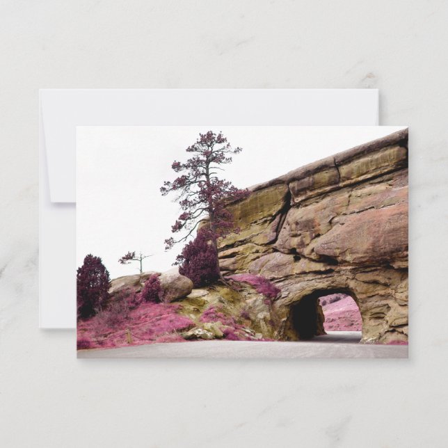 country road tunnel invitation (Front)