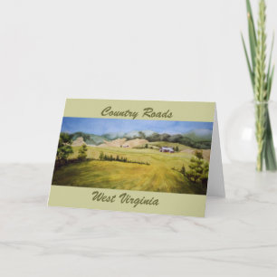 Country Roads Greeting Card