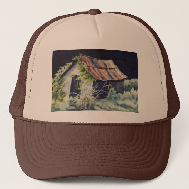 Country Roads old dog house Hat (Front)