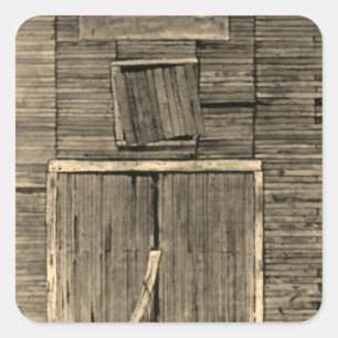Country Roads rustic landscape and nature Square Sticker