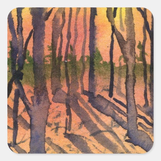 Country Roads rustic landscape and nature Sticker (Front)