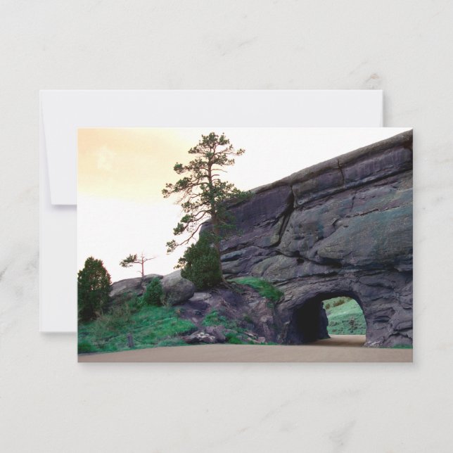 country rock tunnel invitation (Front)