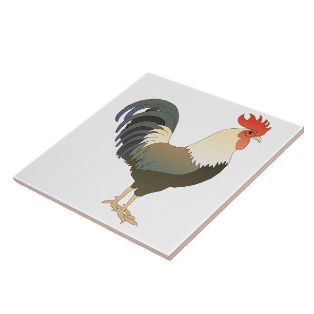 Country Rooster Tile (Side)