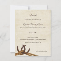 Country Rope and Horseshoes Wedding