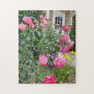 Country Rose Garden Jigsaw Puzzle