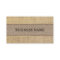 Country Rustic Burlap Business Cards