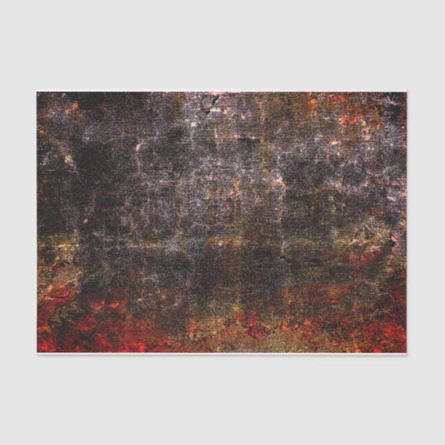 Country Rustic Colourful Vintage Texture Tissue Paper (Front)