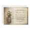 country rustic mason jar rehearsal dinner invites