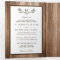 Country Rustic Monogram Branch & Wood Wedding