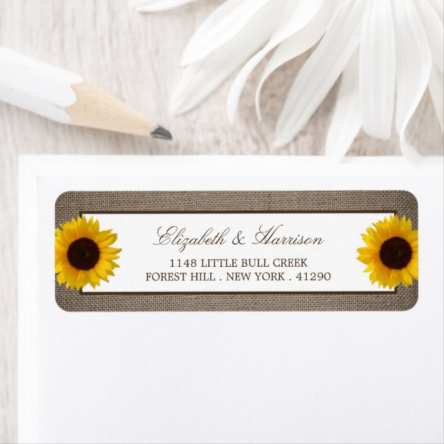 Country Rustic Sunflower & Burlap Wedding (Insitu)