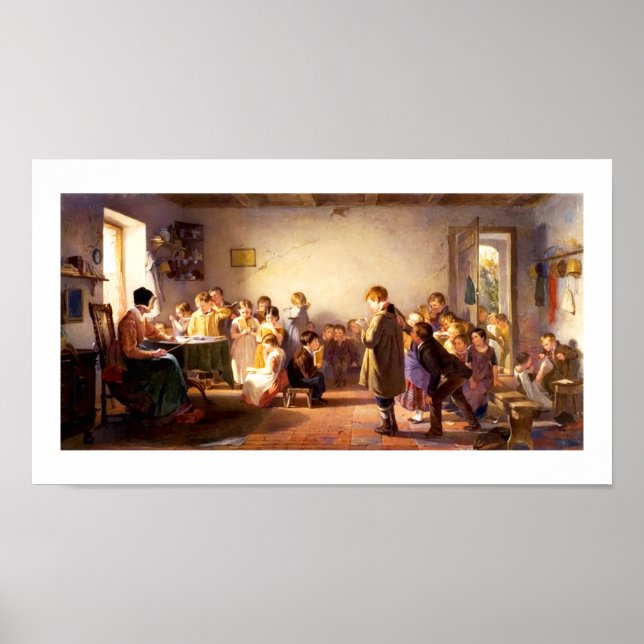 "Country School" by Winslow Homer. Fine Art Print (Front)