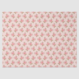 Country Shabby Chic Floral Flowers Tissue Paper