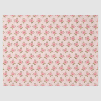 Country Shabby Chic Floral Flowers Tissue Paper