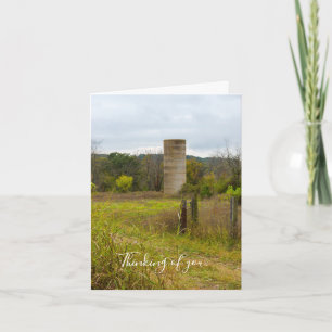 Country Silo Thinking Of You Card