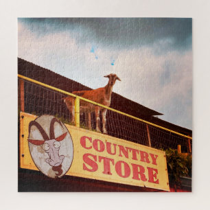 country store goat on the roof jigsaw puzzle
